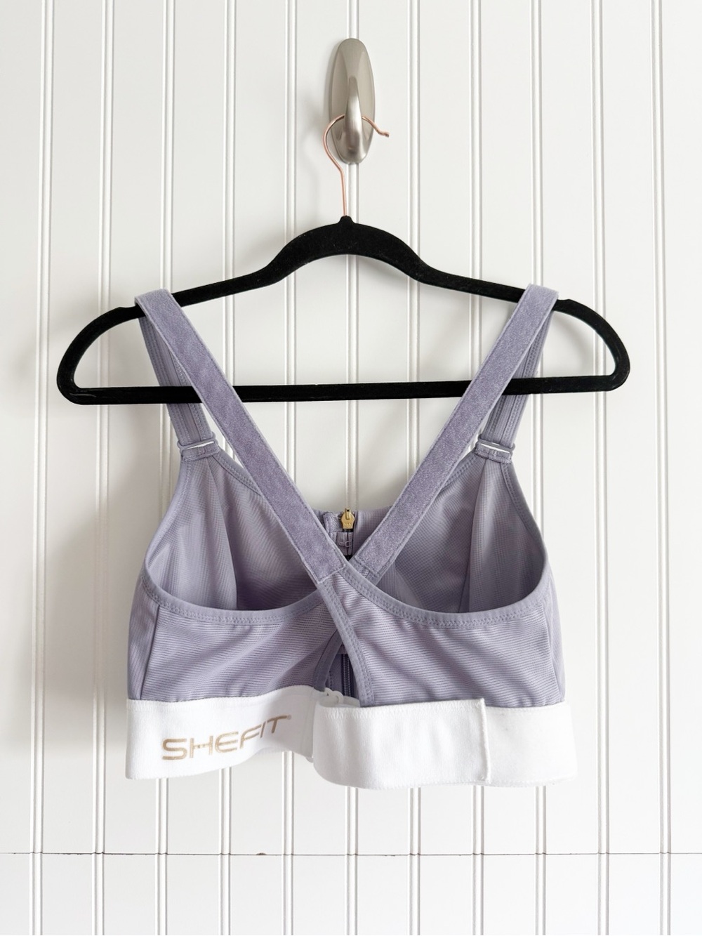 Shefit Luxe Ultimate Sports Bra High Impact Lavender White - Picture 3 of 5